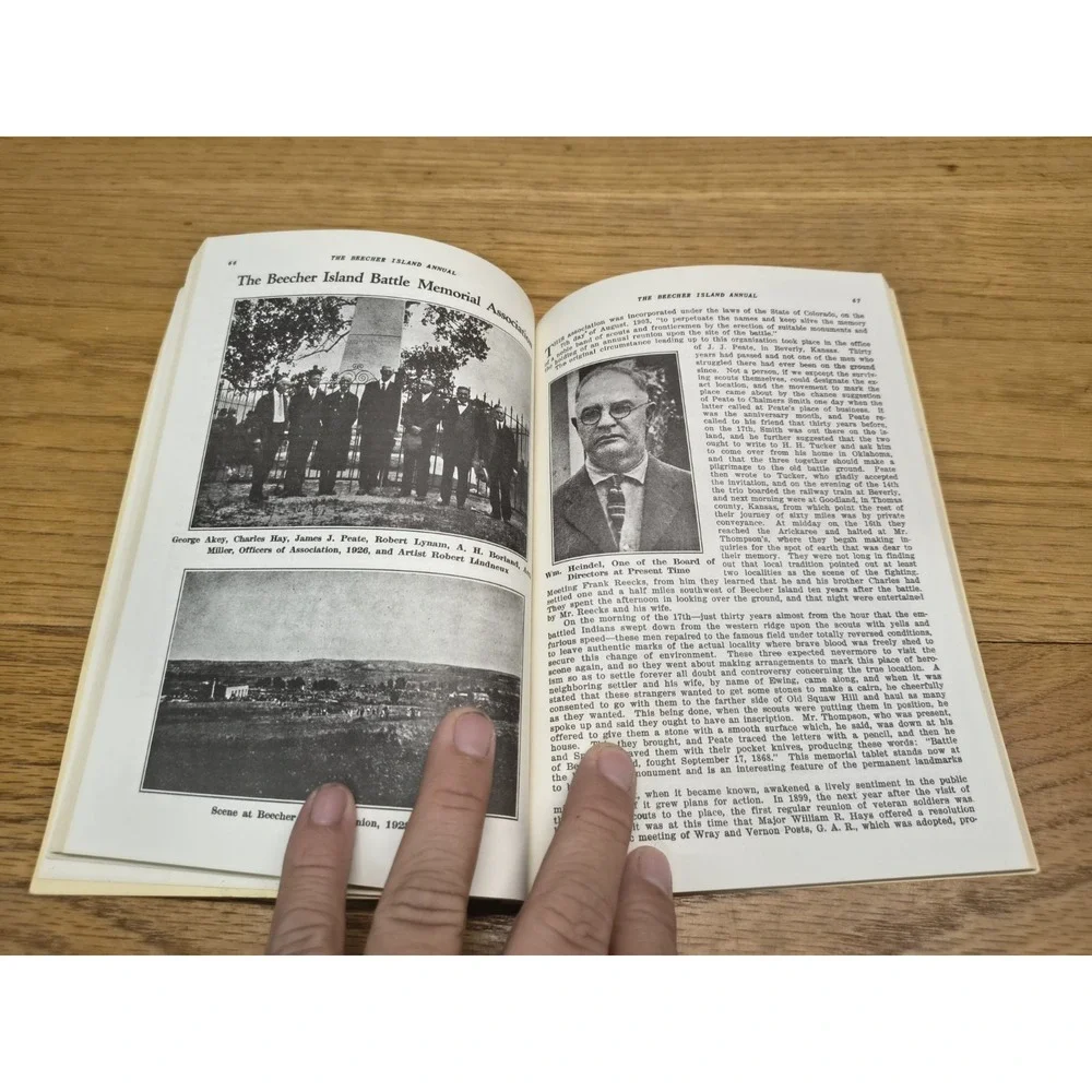 SIGNED 1961 The Beecher Island Annual Book Booklet 93rd Anniversary Battle